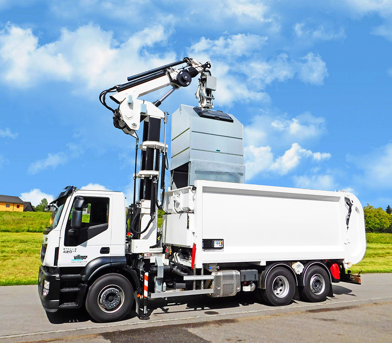 Alternative collection options with the Villiger industrial container